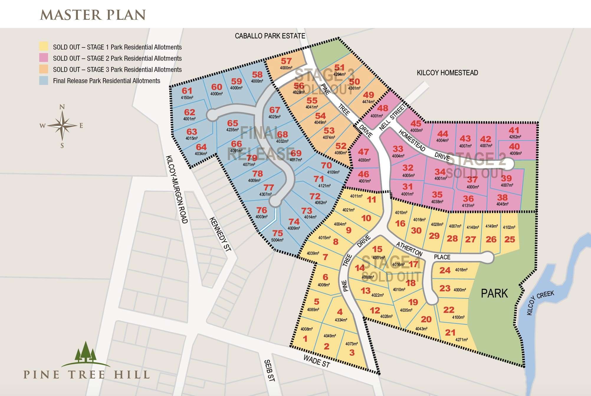 [Land for Sale] Pine Tree Hill Kilcoy Estate, Winya OpenLot